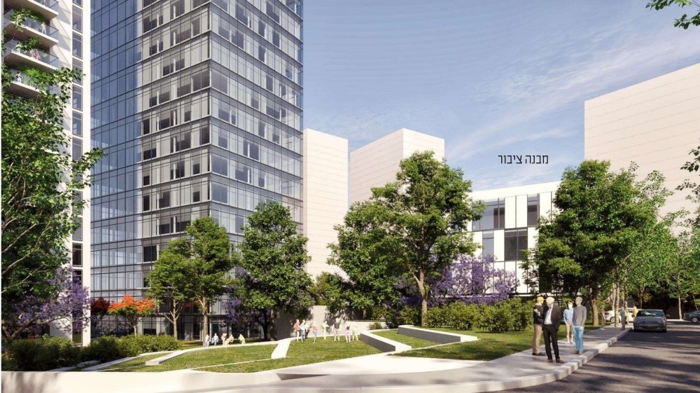 תחדשו: מגדל מגורים, מגדל משרדים בן 28 קומות, מבני ציבור ושצ"פ&nbsp;