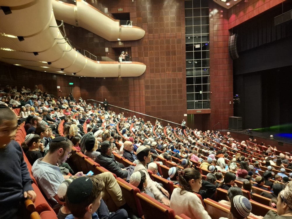 כך נראה אתמול היכל התרבות ראשון לציון, וזו הסיבה