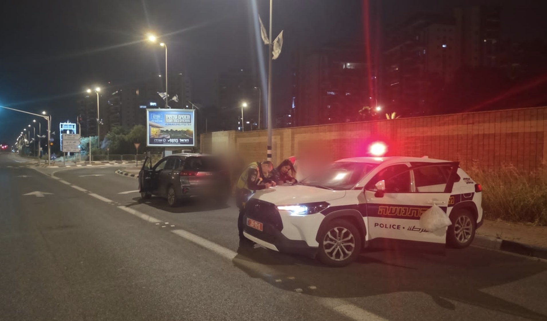 אכיפה מוגברת במרחב דן: מאות דוחות בסוף השבוע נגד עבירות תנועה מסכנות חיים