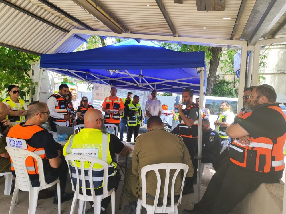 רחובות: תרגיל פתע עירוני רחב היקף לשיפור המוכנות לחירום