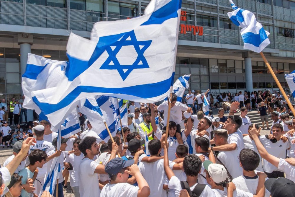 ישיבת בני עקיבא ותהלוכת הדגלים ליום ירושלים