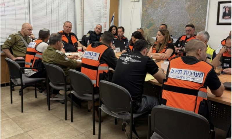 רחובות: מרכז ההפעלה העירוני פועל במתכונת חירום מלאה