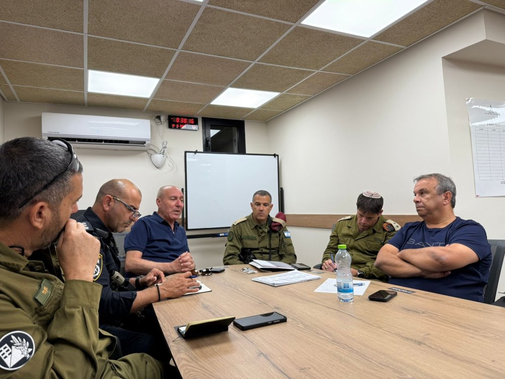 אילת: הערכת מצב בנוכחות גורמי ביטחון 