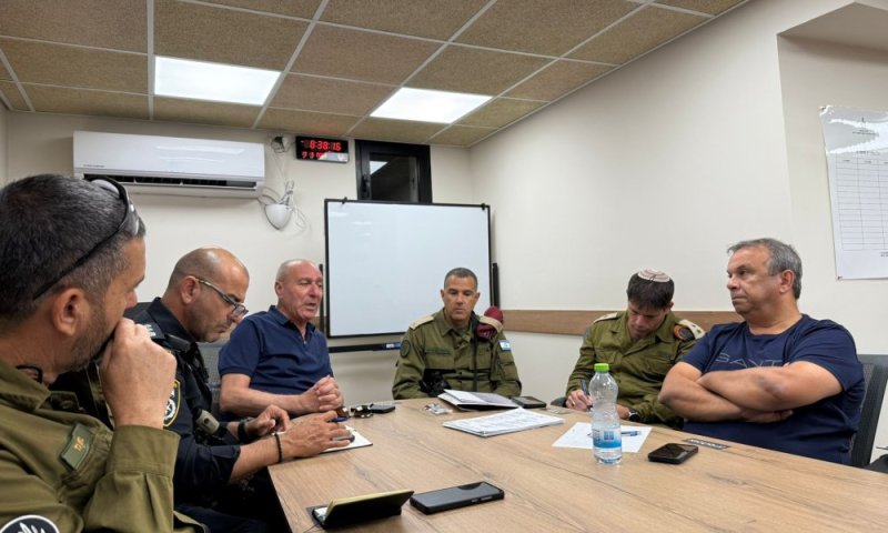 אילת: הערכת מצב בנוכחות גורמי ביטחון
