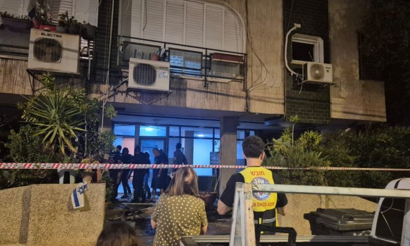 בלב המלחמה: חשד לארוע פלילי במרכז ראשון לציון