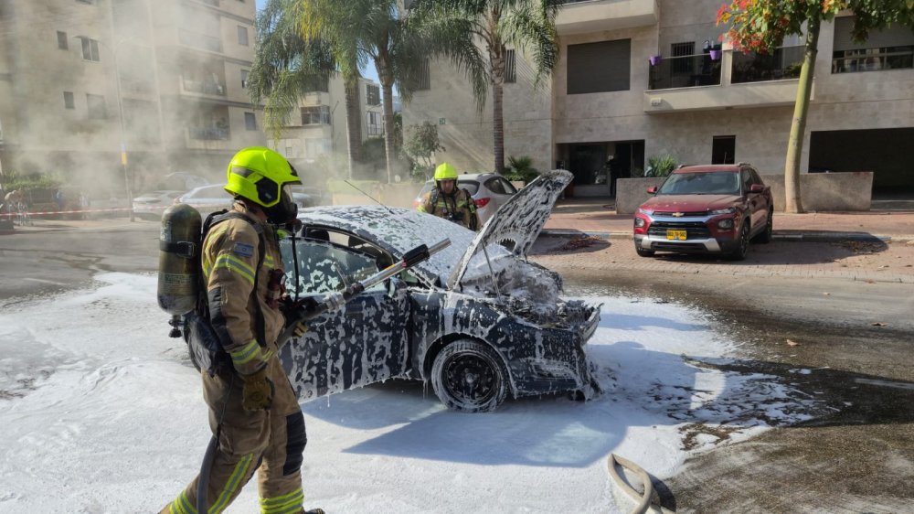 על הבוקר: שריפת רכב ברמת גן