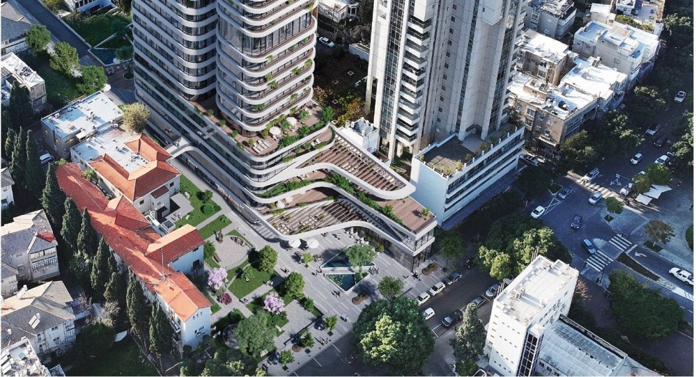 מגדל של 38 קומות לצד שימור היסטורי ושטחים ירוקים: פרויקט ענק ברחוב ביאליק ברמת גן יוצא לדרך