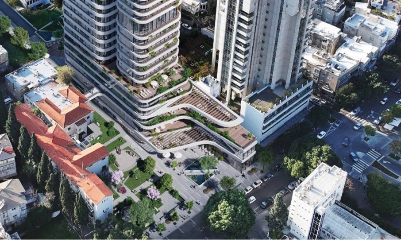 מגדל של 38 קומות לצד שימור היסטורי ושטחים ירוקים: פרויקט ענק ברחוב ביאליק ברמת גן יוצא לדרך