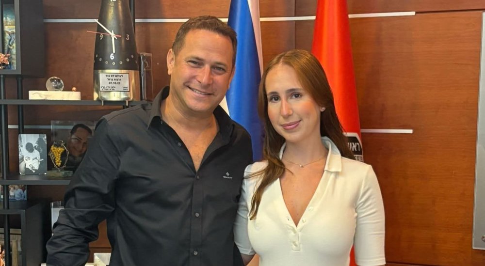 ראש העיר נפגש עם יו"ר אגודת הסטודנטים החדשה במכללה למינהל: "הסטודנטים הם העתיד של ראשון לציון"