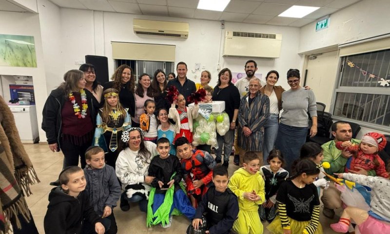 מרגש בעיר: מסיבת פורים מיוחדת במועדון למשפחות שכולות בראשון לציון