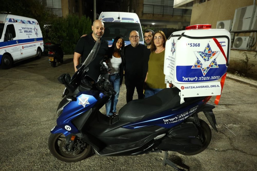 עמותת נחמה והצלה לישראל השיקה אופנוע חירום חדש, לזכרו של גיבור ישראל, סמל עידו דוד ביננשטוק הי״ד