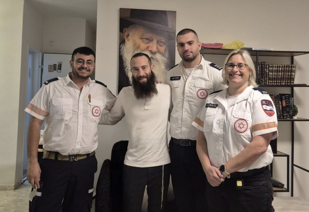 מהתמוטטות פתאומית לחיים חדשים: צוות מד״א החזיר את ליבו של ניצן לפעום