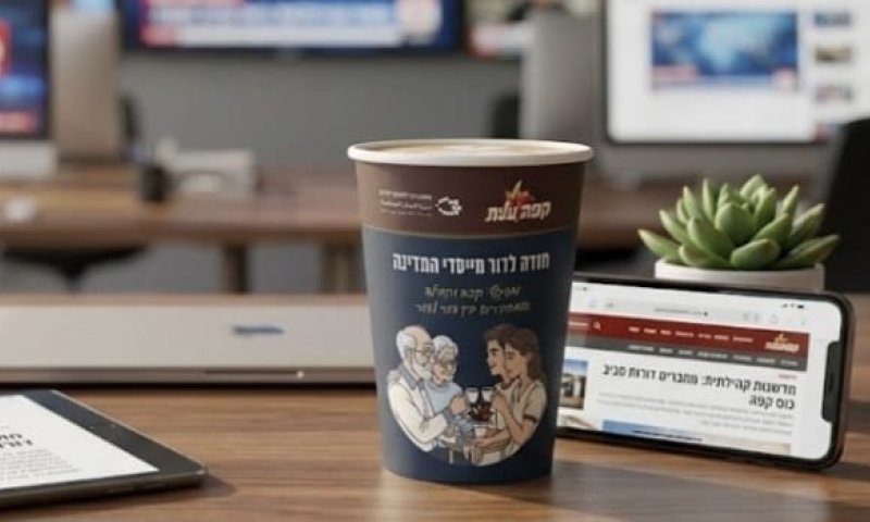קפה עלית של שטראוס והחברה למתנ"סים ביוזמה ארצית המפגישה בין הדור הצעיר לאזרחים הוותיקים על כוס קפה