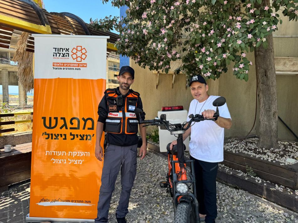 אביטן עם גיגי והאופניים שהצילו את חייו