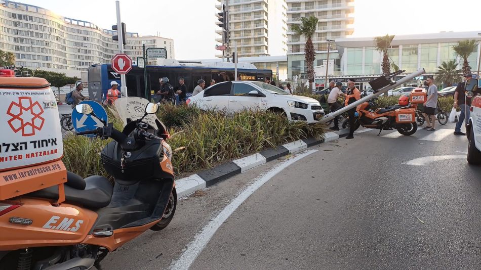 צילום מזירת האירוע: איחוד הצלה סניף בת ים