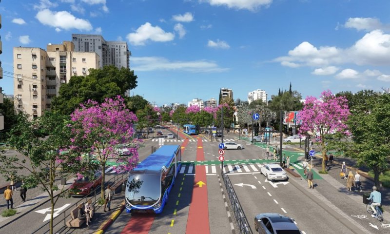 המטרונית מתקדמת: יוצאים לדרך עם מקטע חדש ברחוב הרצל ברחובות