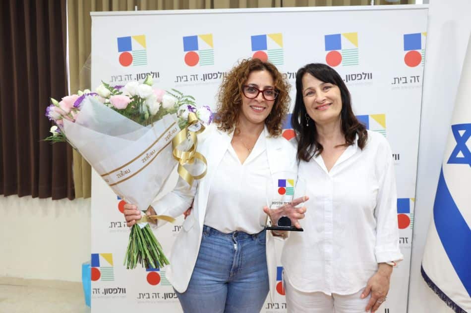 אורנה צבי מנהלת הסיעוד בביה״ח וולפסון וחגית חדד, מנהלת הסיעוד&nbsp;בביה״ח&nbsp;סורוקה. צילום: דוברות וולפסון