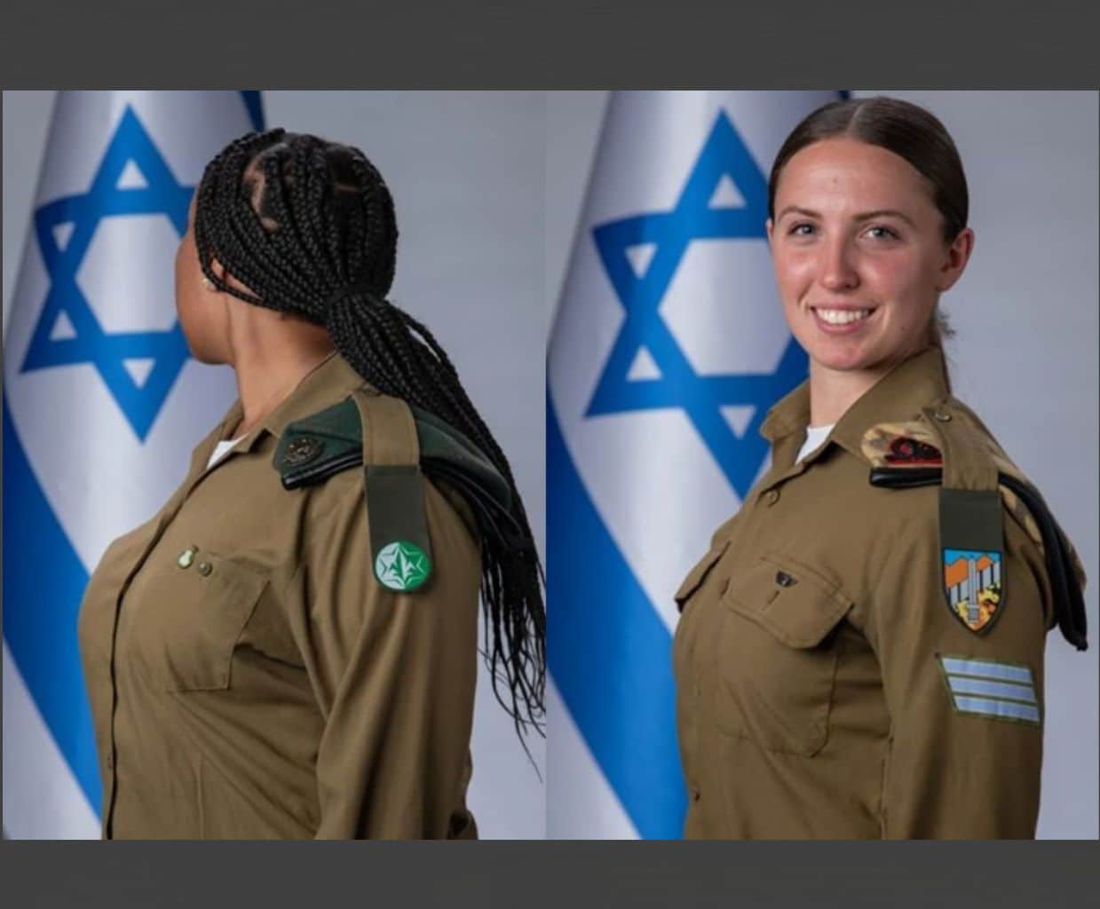 סמל רחל לנדרס וסמל מ'- צילומים: דובר צה"ל