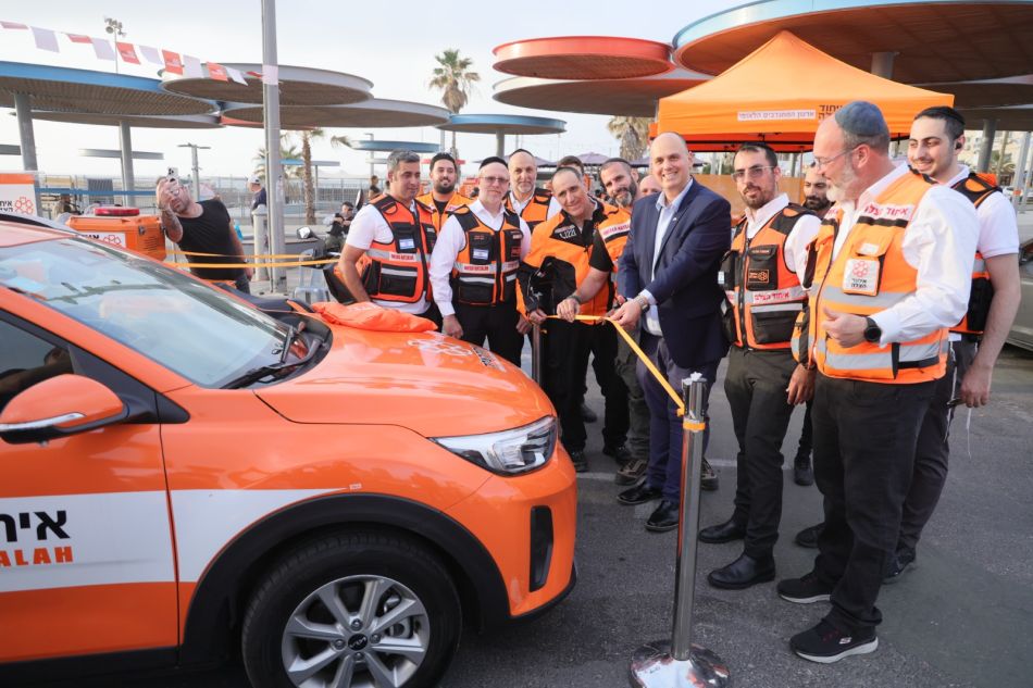 רכב הצלה חדש נחנך בבת ים
