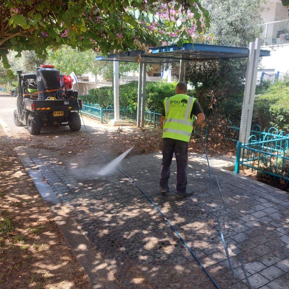 ראשון לציון מתמרקת לקראת הפסח