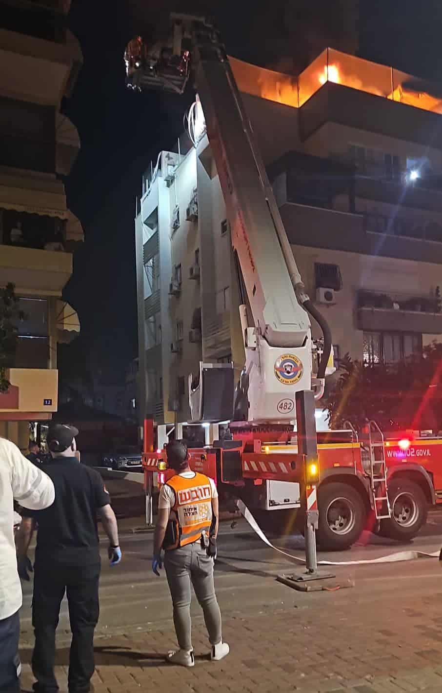 צילום מזירת האירוע: דוברות איחוד הצלה