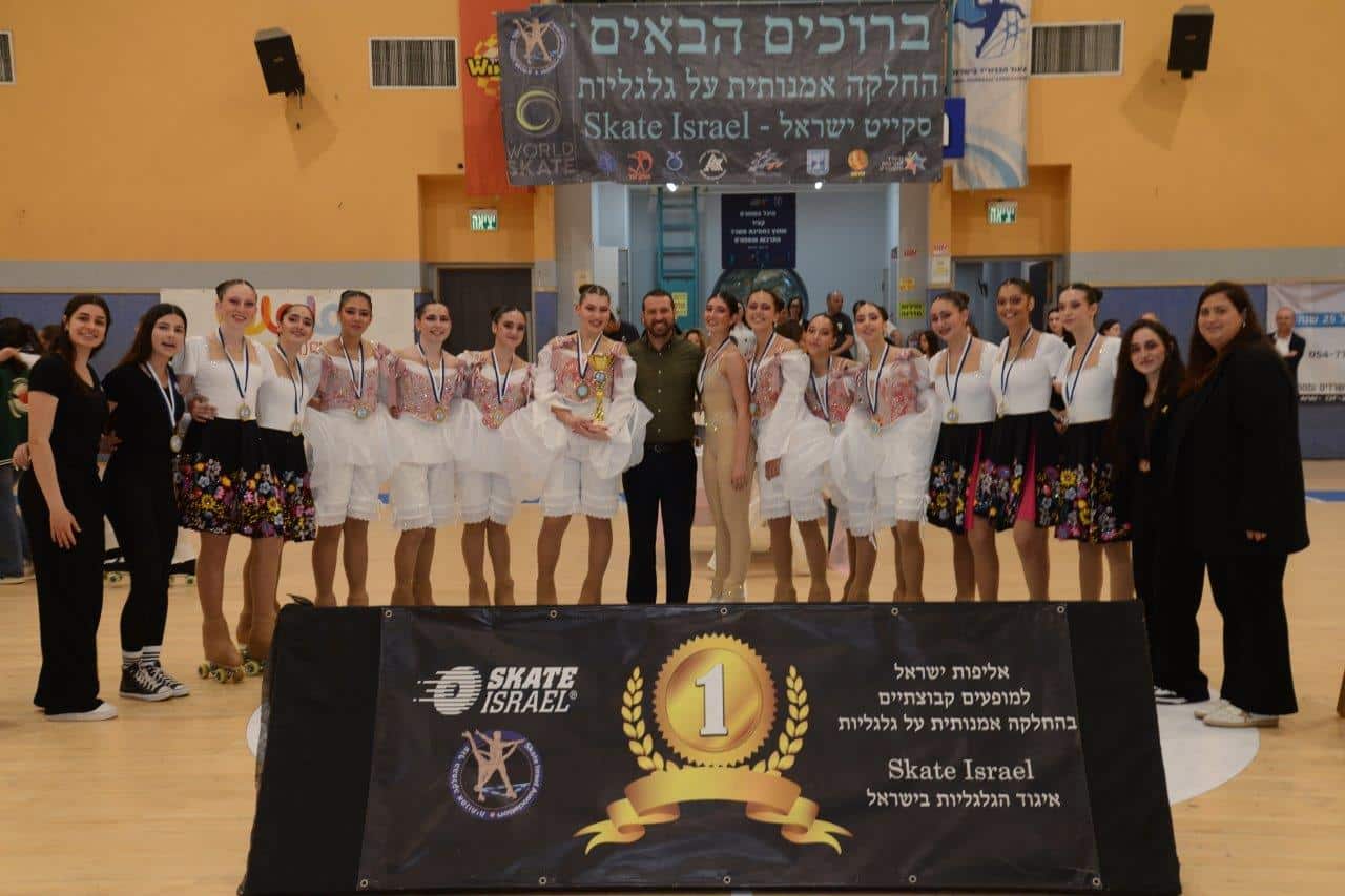 גלגיליות חולון זכו באליפות ישראל