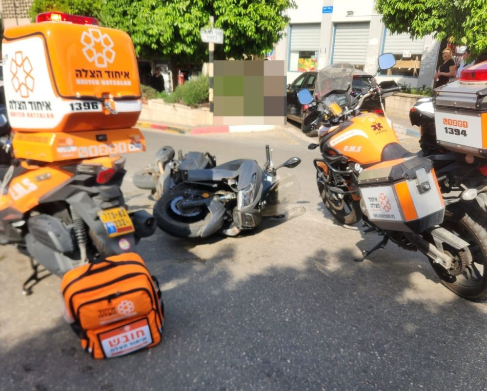 צילום מזירת האירוע: דוברות איחוד הצלה