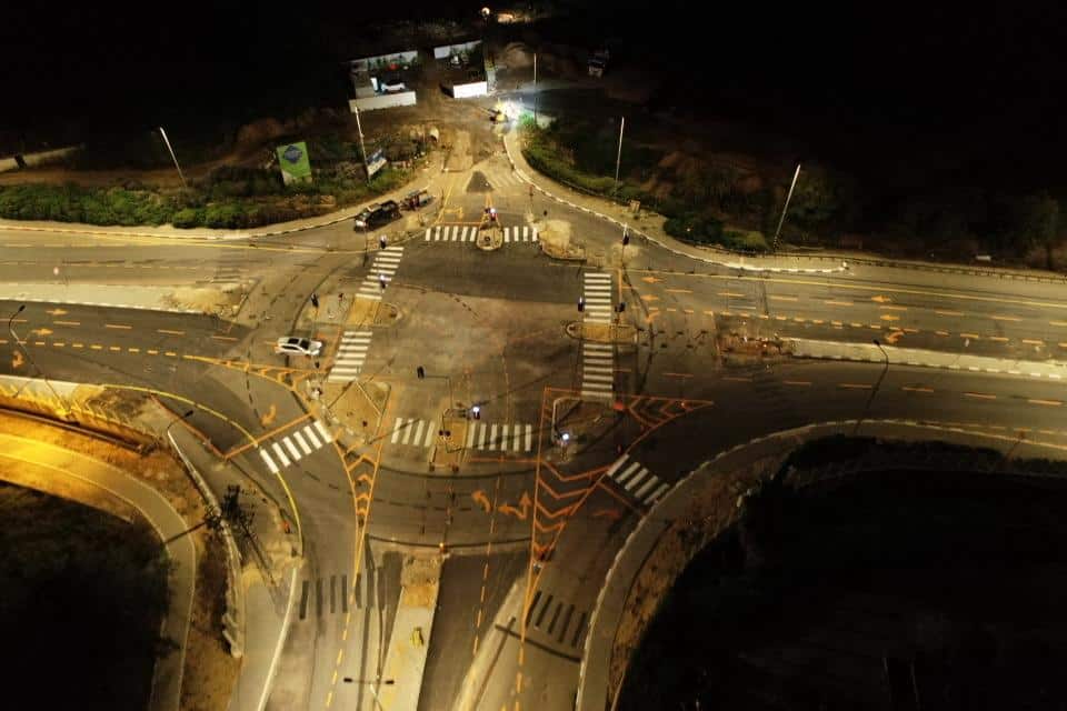 בשעה טובה: נרשמה התקדמות משמעותית בעבודות בצומת הכניסה והיציאה משכונת אבן גבירול