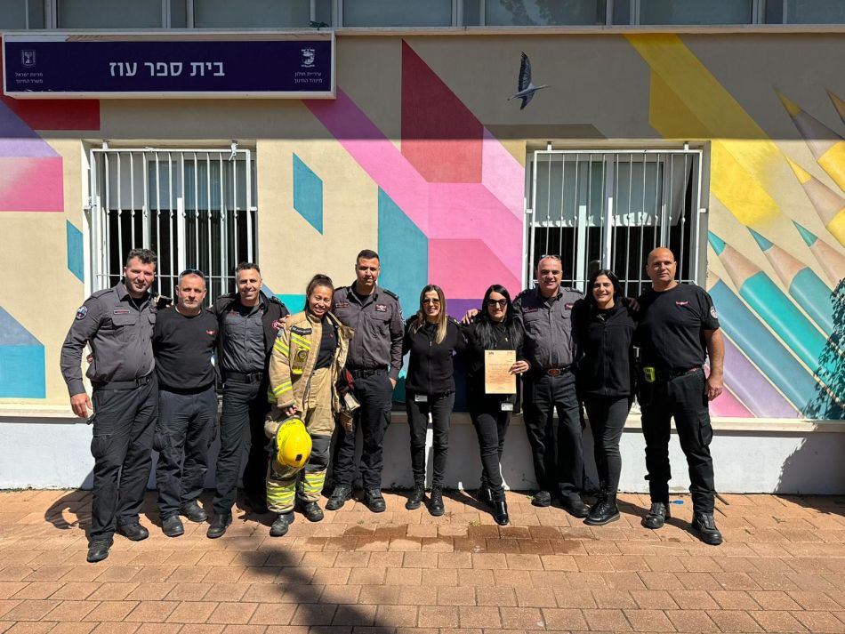 לוחמי האש של חולון בשבוע של נתינה לקהילה