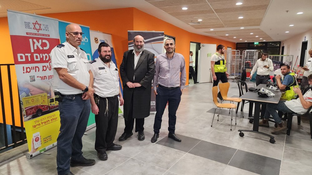 על רקע חוסר משמעותי במנות דם: לאומית שירותי בריאות יוצאת במבצע התרמת דם בראשון לציון