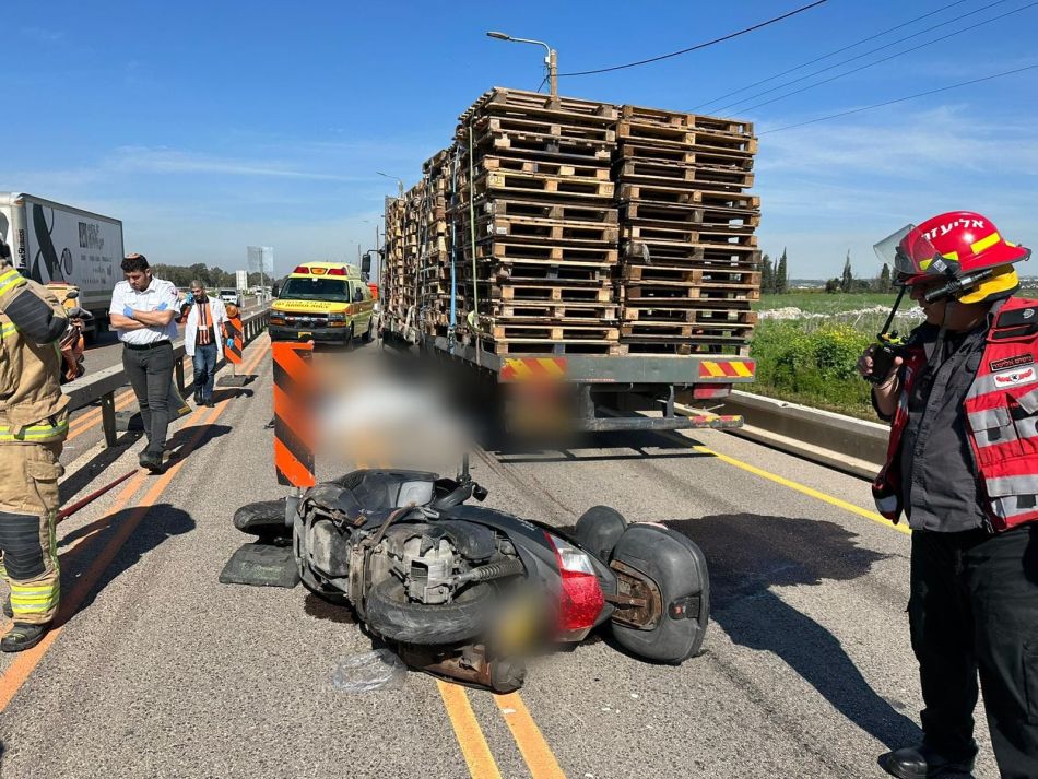 צילום מזירת התאונה: תיעוד מבצעי מד"א