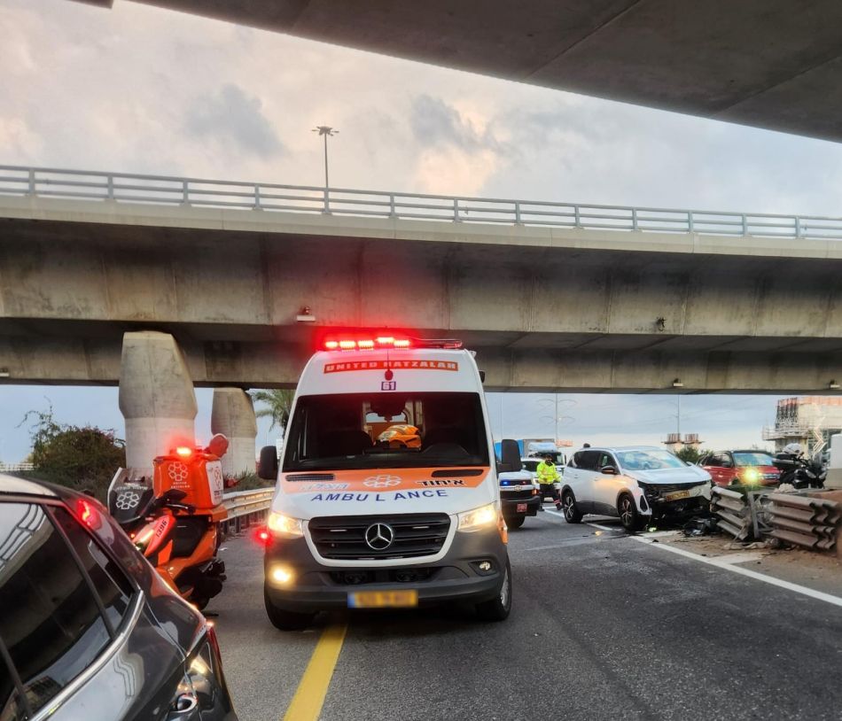 צילום מזירת האירוע: דוברות איחוד הצלה