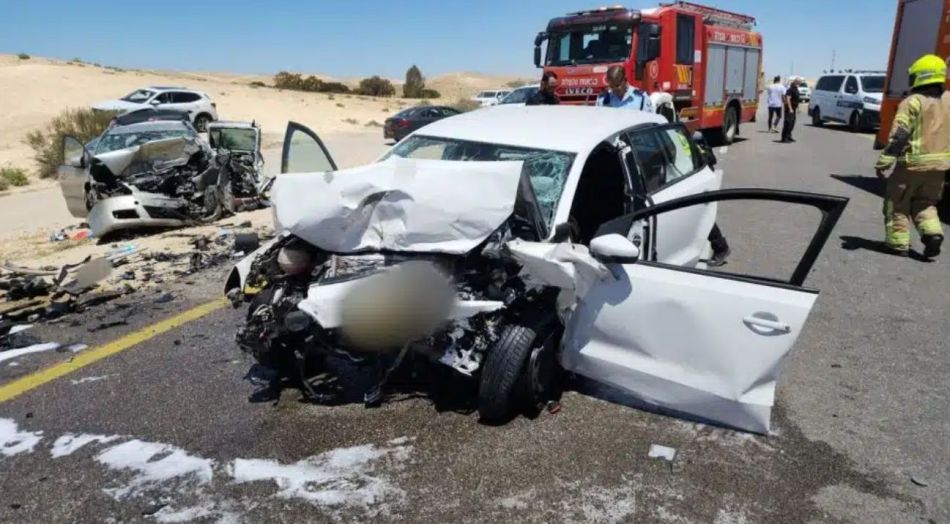 התאונה המחרידה - צילום: תיעוד מבצעי מד"א