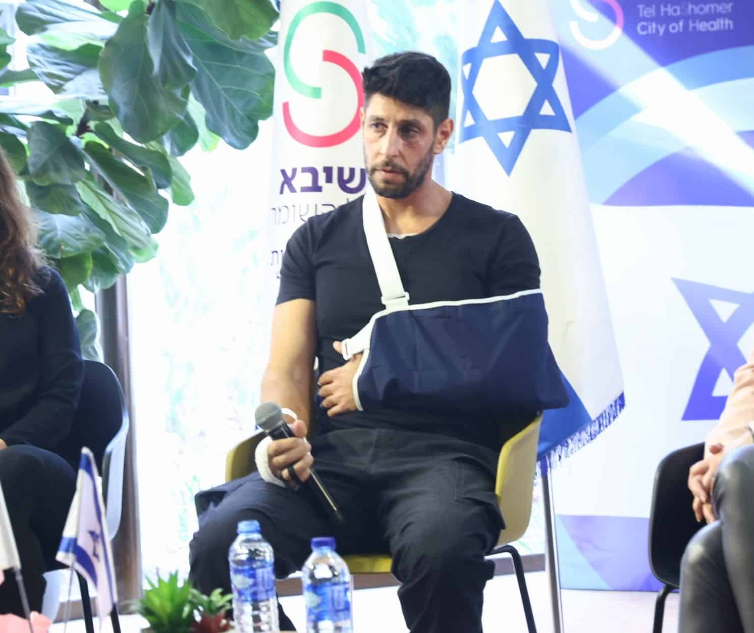"רק ביחד ננצח": עידן עמדי שוחרר מבית החולים