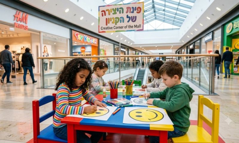 מחפשים בילוי חינמי לילדים? "מתחם סמיילי" מגיע לקניון עופר רחובות