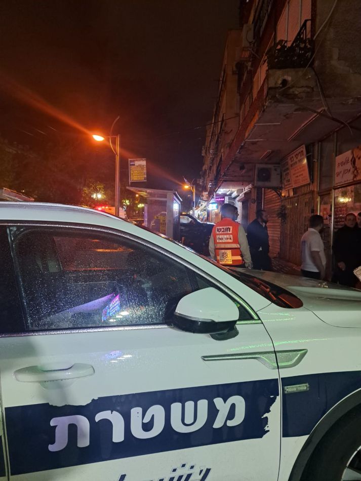 זירת הרצח בשדרות דב הוז- צילום: דוברות איחוד הצלה
