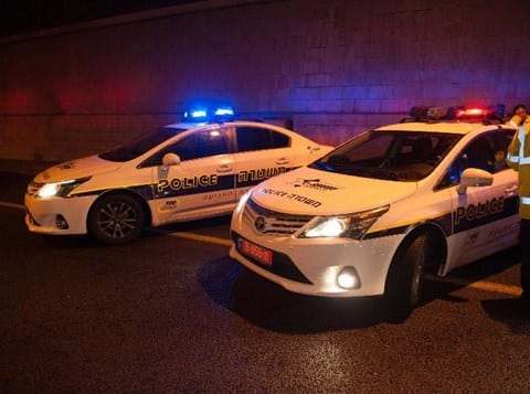 מחסום משטרתי, צילום ארכיון: דוברות משטרת ישראל