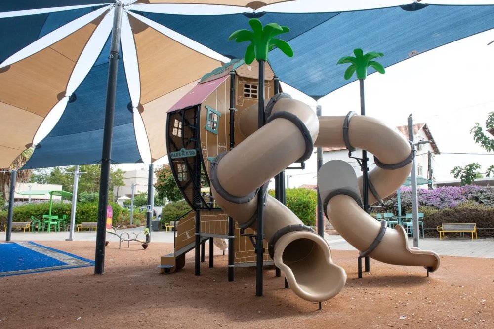 כך נראת הגינה בשיכון המזרח לאחר השדרוג
