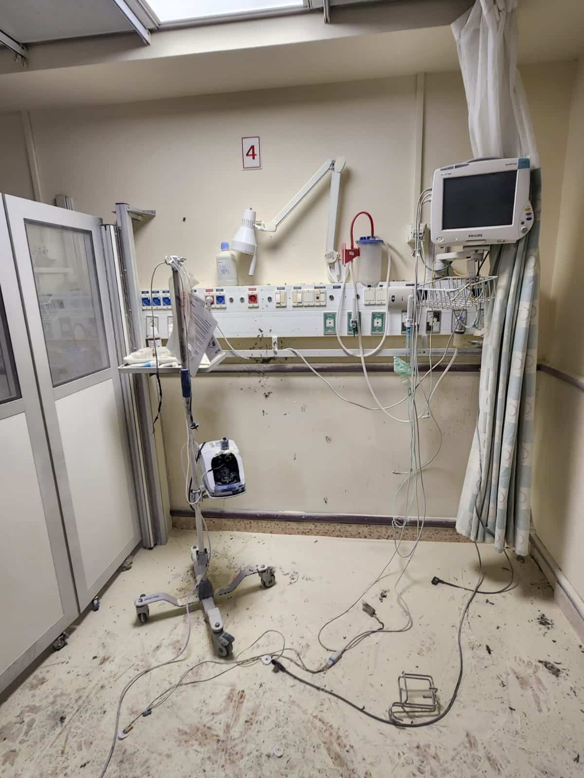 במהלך הלילה: הרוג אחד כתוצאה משריפה בבית החולים
