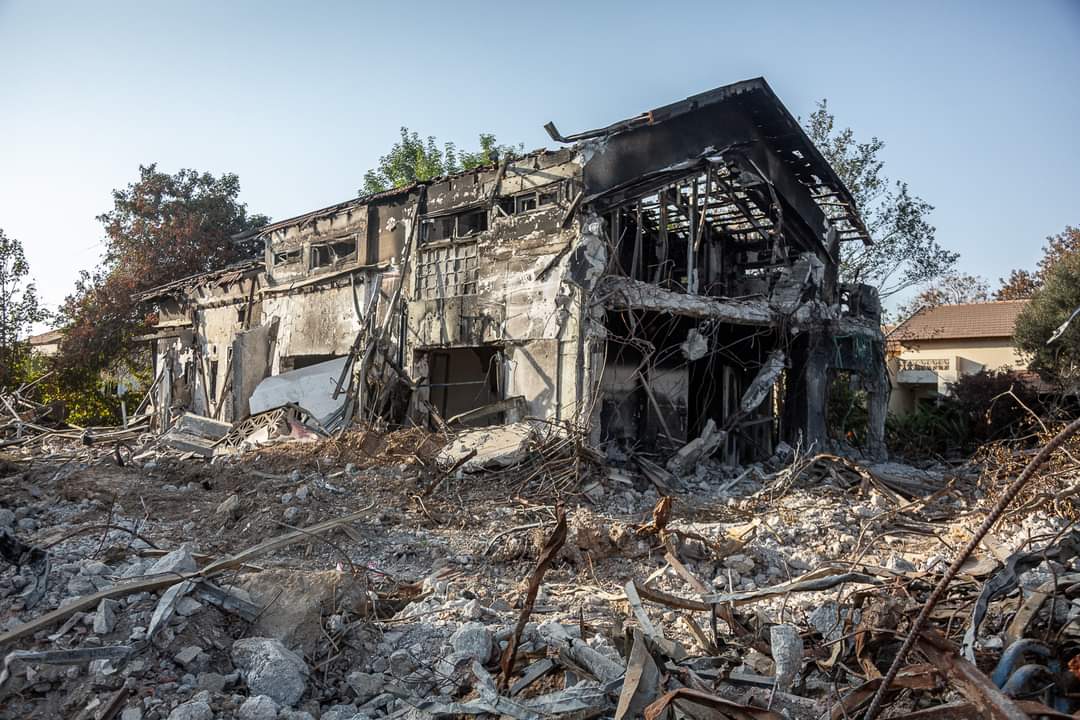 קיבוץ בארי אחרי ה7 באוקטובר
צילום: אדי ישראל