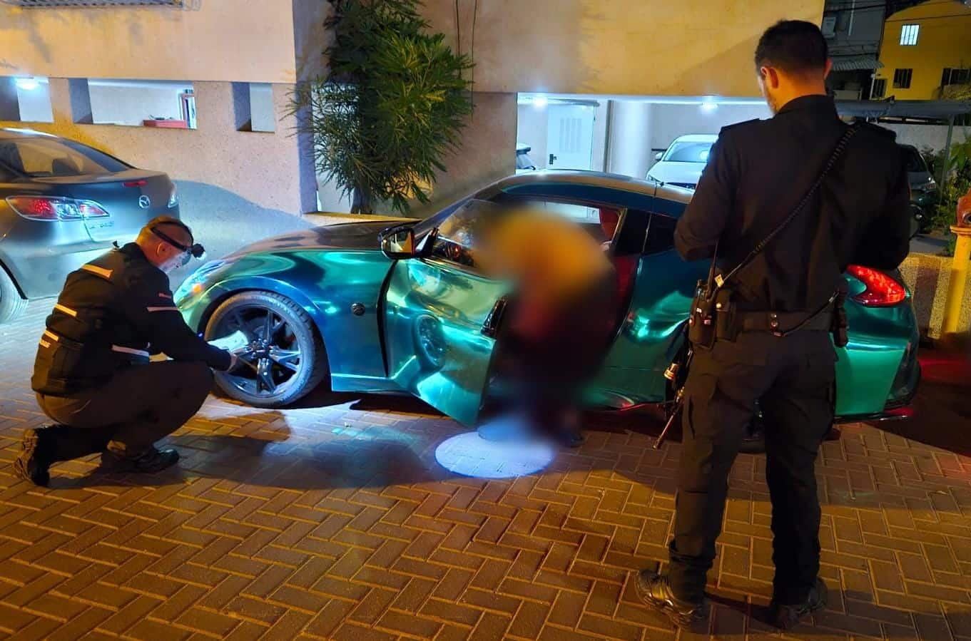 בשעה טובה: אותר הרכב שהרעיש והטיל אימה על התושבים ברמת גן