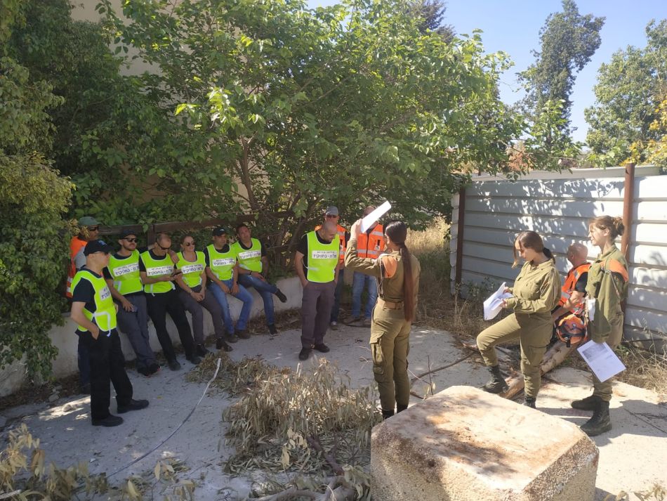תרגיל פיקוד העורף. צילום ארכיון: דוברות עיריית בת ים