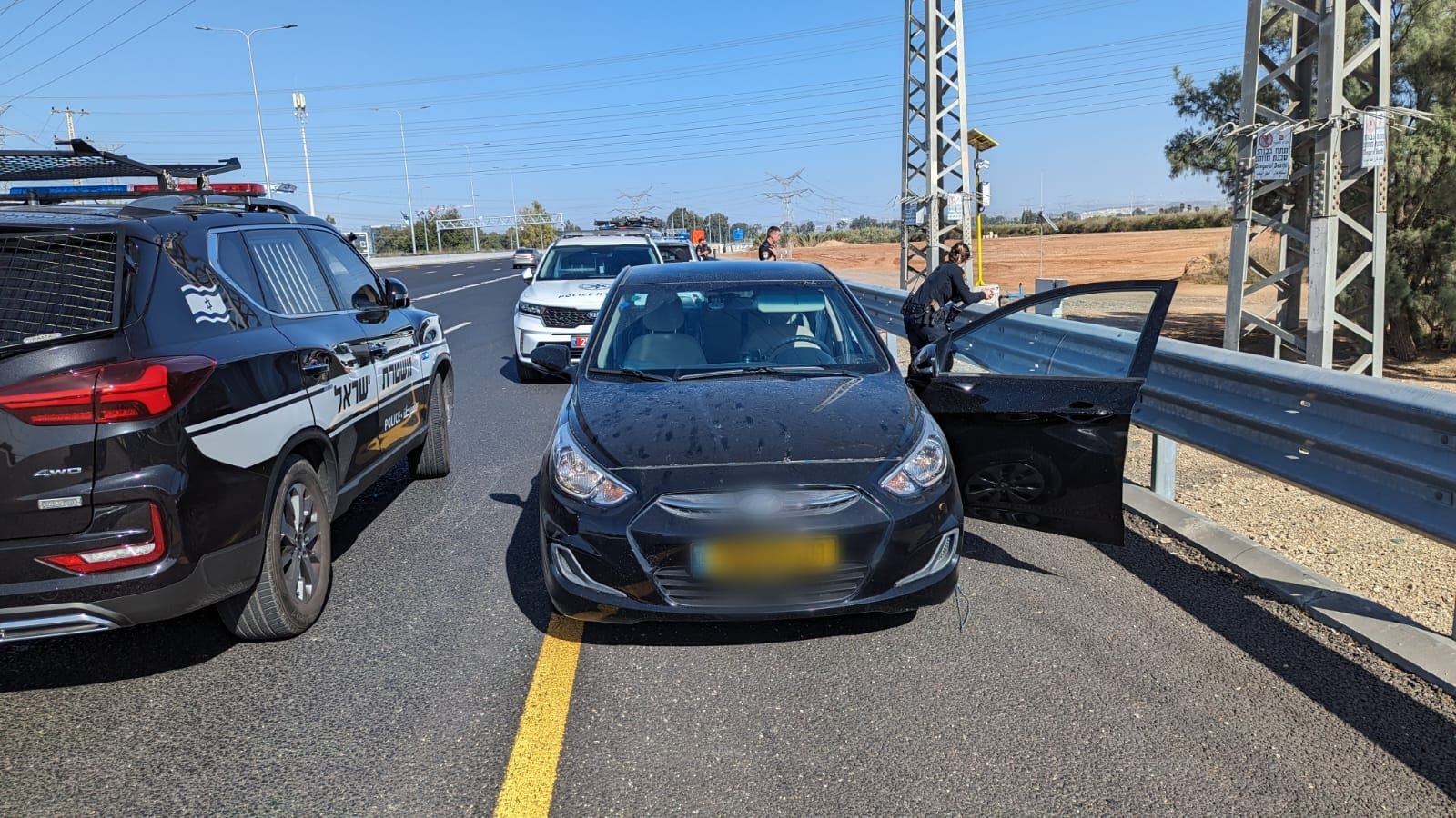 רמת גן: תושב טייבה,ערבי ישראלי גנב רכב בעיר ונעצר בתום מרדף
