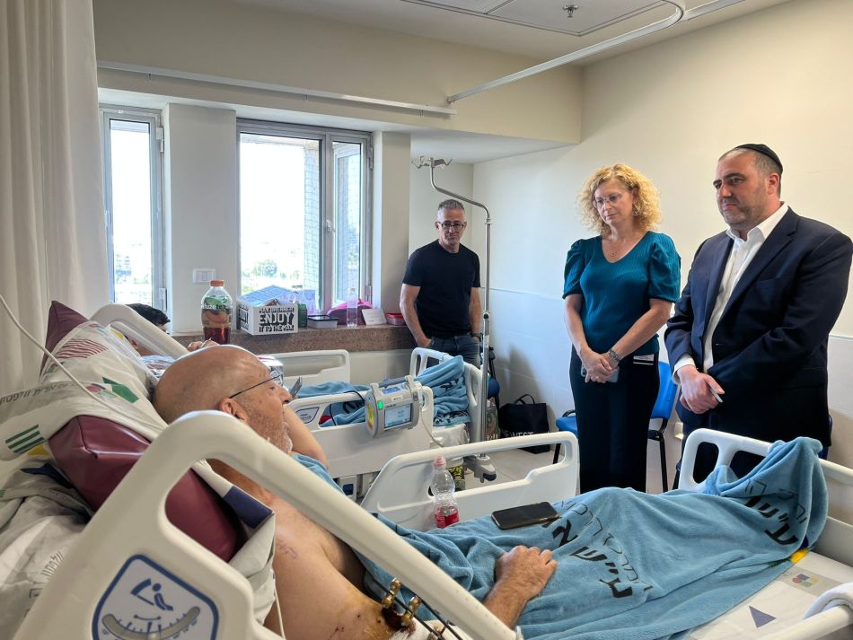 שר הבריאות ביקר את הפצועים בוולפסון