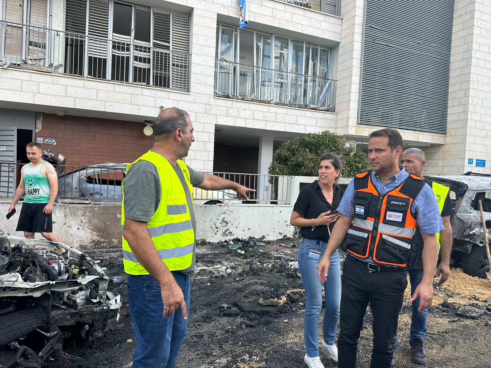 ראשון לציון: פגיעה ישירה בבניין- נזק לרכוש