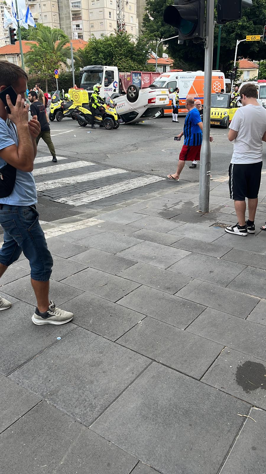 מבזק: תאונה עם מעורבות פצועים