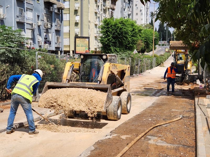 ראשון לציון: שודרגו מערכות הביוב והמים ברחוב צבי פרנק