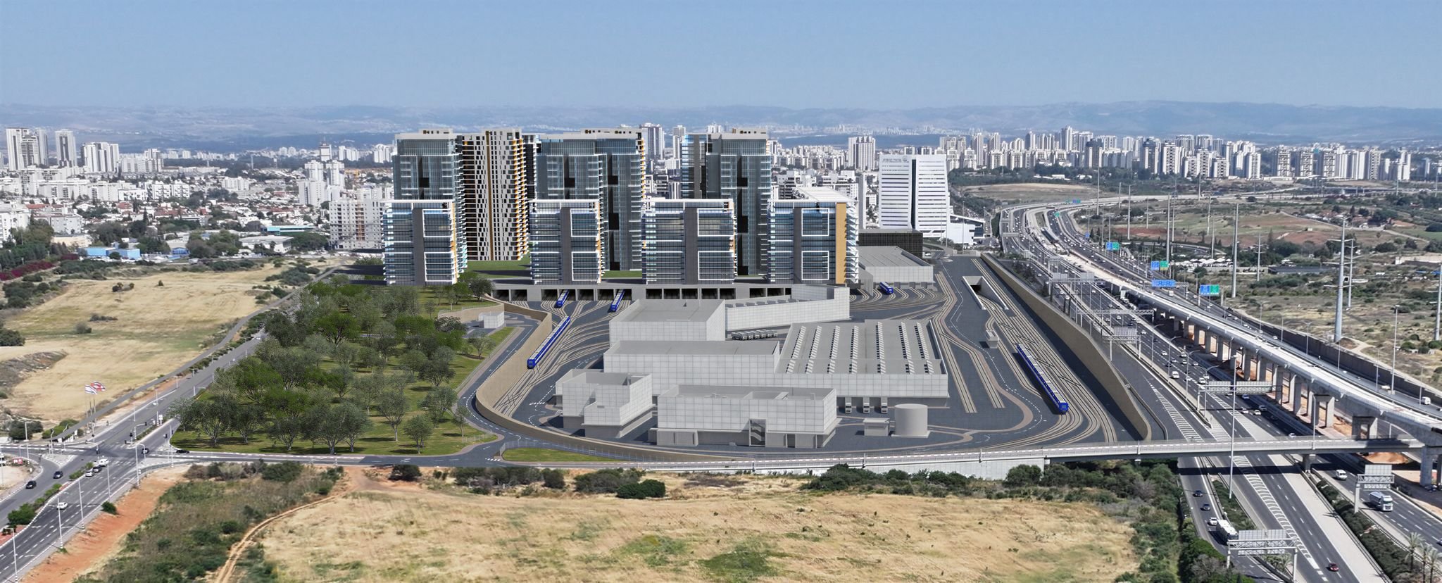 לראשונה בישראל: אושרה הקמת רובע עירוני מעל מתחם הדיפו של המטרו בראשון לציון