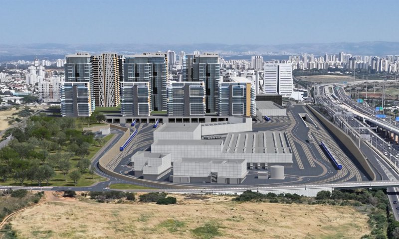 לראשונה בישראל: אושרה הקמת רובע עירוני מעל מתחם הדיפו של המטרו בראשון לציון