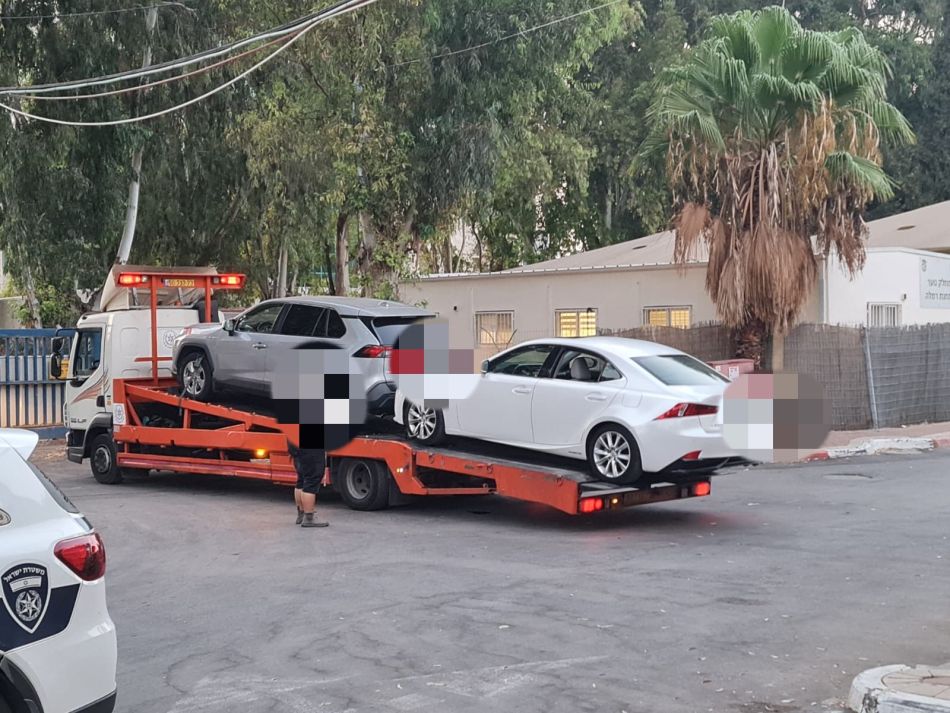 הרכבים הגנובים- צילום: דוברות משטרת ישראל